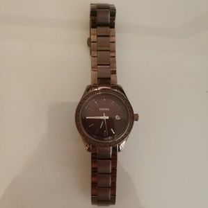 Authentic Bronze FOSSIL watch